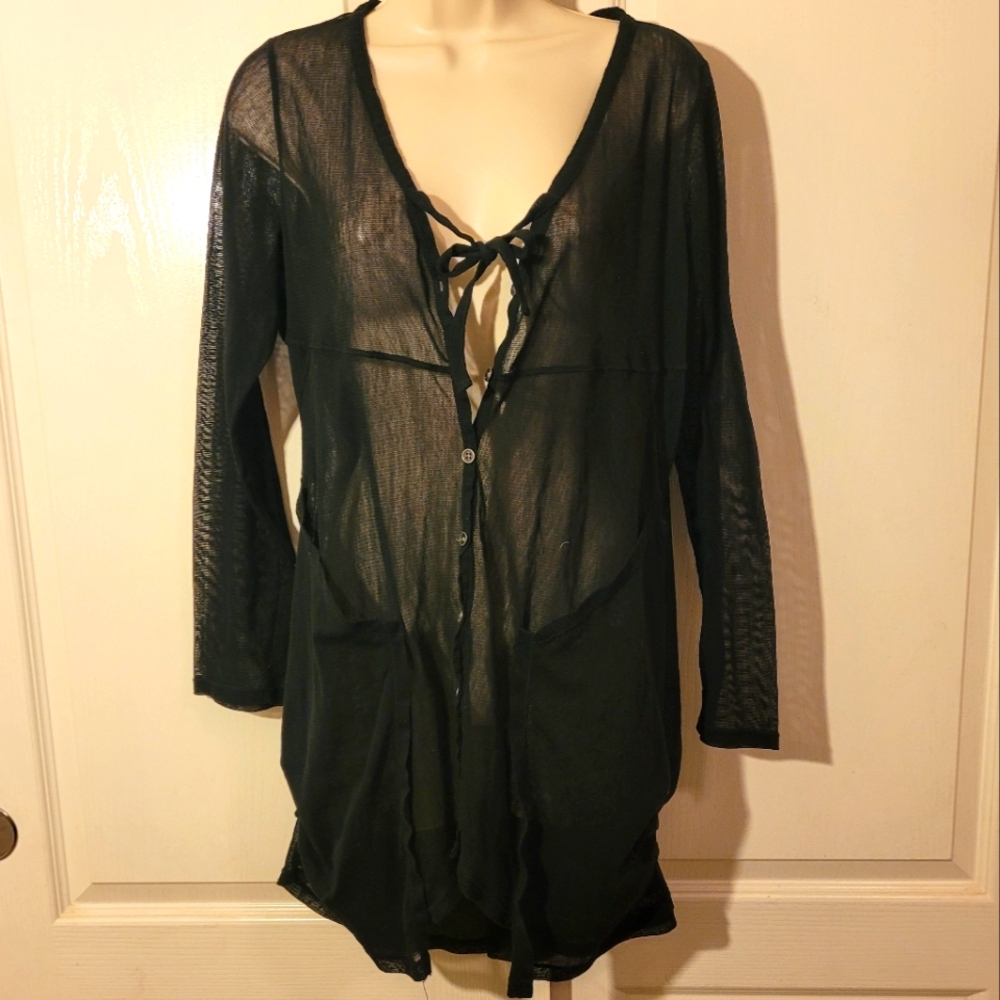 Sheer top / cover up